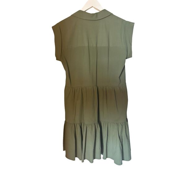Veronica Beard NWOT Trisha Dress in Stone Army - Picture 6 of 11